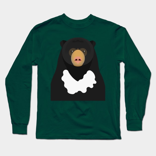 Sun bear Long Sleeve T-Shirt by Aline Eg